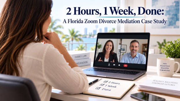 2 Hours, 1 Week, Done: A Florida Zoom Divorce Mediation Case Study